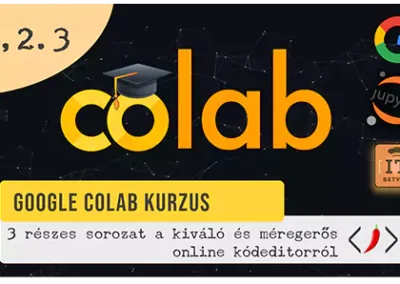 Google Colab kurzus